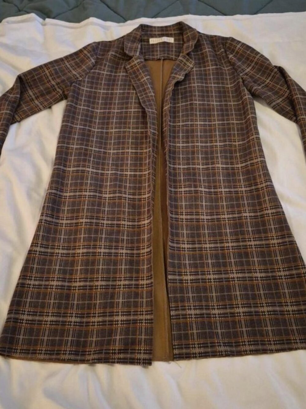 Potter's Pot Plaid Thin Coat